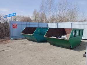В СНТ Электрометаллург завершилось благоустройство мусорных контейнерных площадок